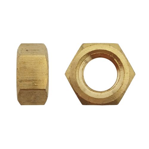 200 Écrous Hexagonaux D8 – Laiton, Norme DIN 934 – Fixation Sécurisée et Durable - LENNIE