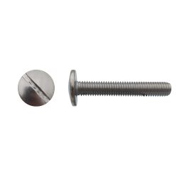 200 Vis Poêlier Tête Ronde Large Fendue 4 x 16 mm - NFE 25129 - Inox A2 - D-Work