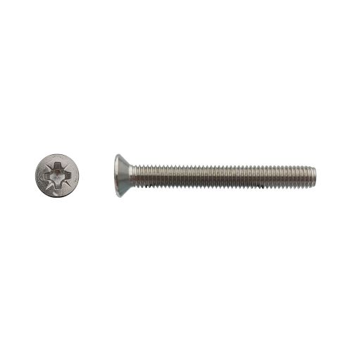 200 Vis à Tête Fraisée Pozi 3 x 25 mm – Inox A4, Norme DIN 965 – Résistantes et Durables - LENNIE