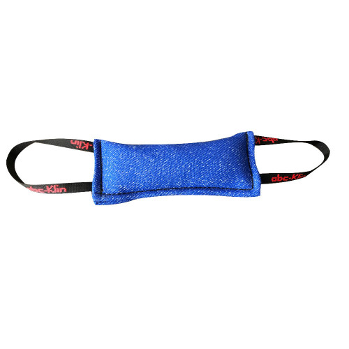 Boudin de débourrage chiots 25 x 10 cm en coton synthétique à 2 poignées pour sport canin - 4010-BLUE - ABC Sport Klin