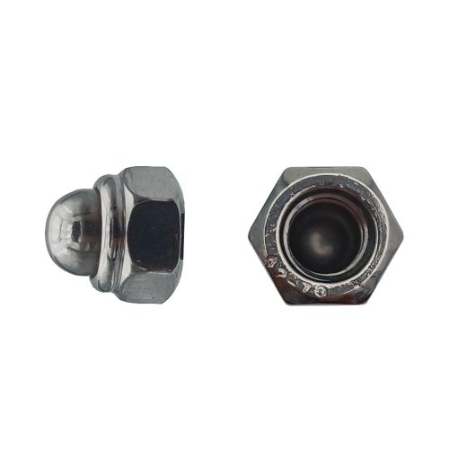 200 Écrous Borgnes D.6 – Inox A2, Norme DIN 986 – Protection et Résistance - LENNIE