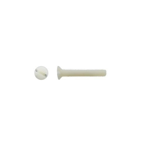 200 Vis Métaux Tête Fraisée Fendue 3 x 12 mm - DIN 963 - Polyamide - D-Work