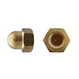 200 Ecrous Borgnes M5 mm - DIN 1587 - Laiton - D-Work