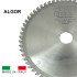 Lama per sega circolare HM D. 216 x Al. 30 x ép. 3,0/2,0 mm x Z60 TP Neg per alluminio/legno - ALGOR - FIRST ITALIA