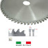 HM Circular Saw Blade D. 216 x Al. 30 x ép. 3,0/2,0 mm x Z60 TP Neg for Alu/Wood - ALGOR - FIRST ITALIA