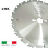 HM Circular Saw Blade D. 250 x Al. 30 x Thickness 3,2/2,2 mm x Z24 Alt + AR for Wood - LYNX - FIRST ITALIA