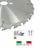 Lama per sega circolare HM D. 250 x Al. 30 x Spessore 3,2/2,2 mm x Z24 Alt + AR per legno - LYNX - FIRST ITALIA