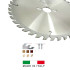 Hoja de sierra circular HM D. 250 x Al. 30 x Espesor 3,2/2,2 mm x Z40 Alt para madera - GAMMA III - FIRST ITALIA
