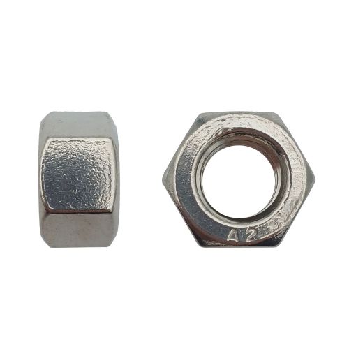500 Ecrous Hexagonaux Haut H Egale D M10 mm - UNI 5587 - Inox A2 - D-Work