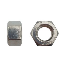 25 Ecrous Hexagonaux Haut H Egale D M18 mm - UNI 5587 - Inox A2 - D-Work