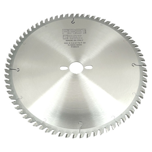 HM Circular Saw Blade D. 300 x Al. 30 x Thickness 3.2/2.2 mm x Z72 Alt for Wood - GAMMA II - FIRST ITALIA