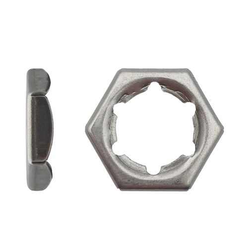 200 Écrous Pal D.10 – Inox A2, Norme DIN 7967 – Résistance et Durabilité - LENNIE