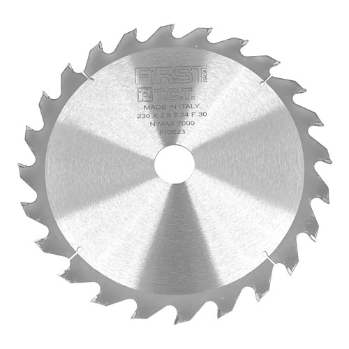 HM Circular Saw Blade D. 230 x Al. 30 x Thickness 2,8/1,8 mm x Z24 Alt for Wood - ELETH I - FIRST ITALIA