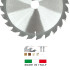Hoja de sierra circular HM D. 160 x Al. 20 x Espesor 2,5/1,6 mm x Z24 Alt para madera - ELETH I - FIRST ITALIA