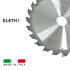 HM Circular Saw Blade D. 190 x Al. 30 x Thickness 2,5/1,6 mm x Z24 Alt for Wood - ELETH I - FIRST ITALIA