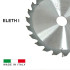 Hoja de sierra circular HM D. 190 x Al. 30 x Espesor 2,5/1,6 mm x Z24 Alt para madera - ELETH I - FIRST ITALIA