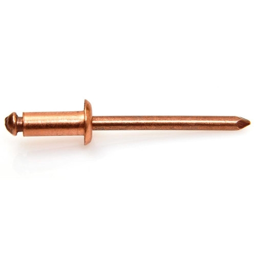 500 Rivets Aveugles Tête Ronde GORIVET CUB TRS 4 x 6 mm - Cuivre/Bronze - D-Work