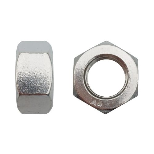 10 Écrous Bas DIN 439 HM 27 – Inox A4, Norme DIN 439 – Résistance et Durabilité - LENNIE