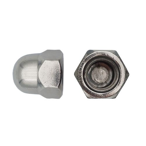 25 Ecrous Borgnes M24 mm - DIN 1587 - Inox A4 - D-Work