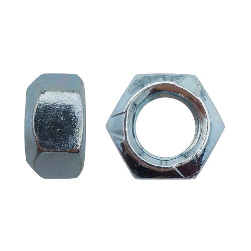 100 Ecrous Freins Indésserrables M20 mm - DIN 980 - 8 - Zingué blanc - D-Work