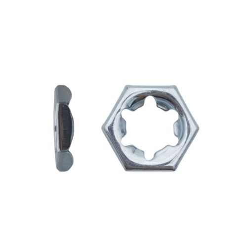 200 Écrous PAL M8 – Zingué Blanc, Norme DIN 7967 – Fixation Sécurisée et Durable - LENNIE