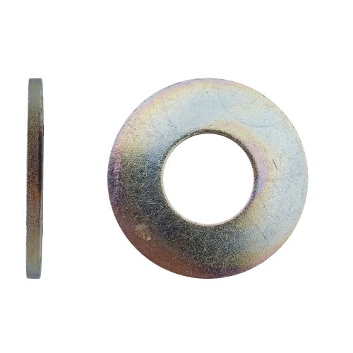 25 Rondelles Plates L30 – Zingué Bichro, Norme NFE 25513 – Fixation Sécurisée et Durable - LENNIE