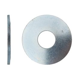 100 Rondelles Plates L18 – Zingué Blanc, Norme NFE 25513 – Fixation Sécurisée et Durable - LENNIE