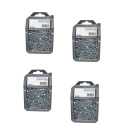 4 Coques de 100 Vis Autoperçantes 4.2x15.9 mm – Zingué Blanc, Norme DIN 7504 K – Fixation Sécurisée et Durable - LENNIE