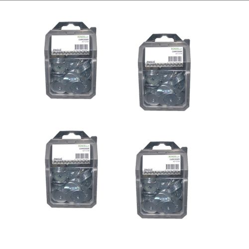 4 x 10 Coques Rond Carrossier 16x50x3 mm – Zingué, Norme NFE 25513 – Fixation Sécurisée et Durable - LENNIE