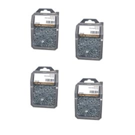 4 Coques de 200 Vis Bois Tête Fraisée Pozidriv 4 x 35 mm - Zingué blanc - D-Work