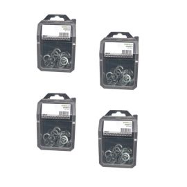 4 Coques Rondes D12 – Zingué Blanc, Norme NFE 25515 – Protection et Esthétique - LENNIE