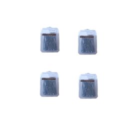 4 Coques de 20 Vis Bois Tête Fraisée F/Partiel 6 x 100 mm - Zingué blanc - D-Work