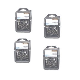 4 x 30 Vis à Tête Ronde DIN 603 6x60 mm – Inox A2, Norme DIN 603 – Fixation Sécurisée et Durable - LENNIE