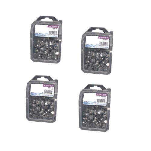 4 Coques de 25 Ecrous Borgnes M10 mm - DIN 1587 - Inox A2 - D-Work