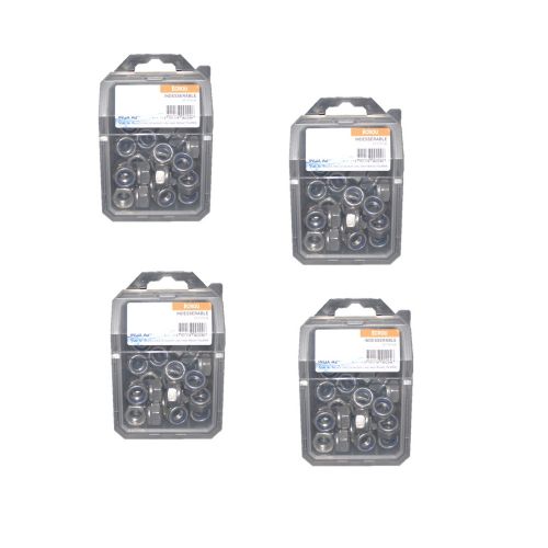 4 x 25 Écrous Indés M10 – Inox A2, Norme DIN 985 – Résistance et Durabilité - LENNIE