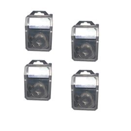 4 Coques de 25 Rondelles Plates Moyennes M10 mm - NFE 25514 - Inox A2 - D-Work