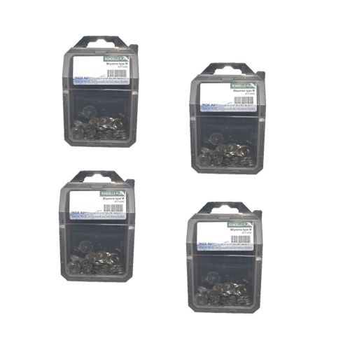 4 x 10 Coques Rondes Plates L20 – Inox A2, Norme NFE 25514 – Résistance et Durabilité - LENNIE