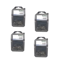 4 Coques de 100 Rond Plat Large L5 – Inox A2, Norme NFE 25514 – Résistance et Durabilité - LENNIE