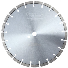 Disco diamantato BLACK CROW pro D. 300 x Al. 20 x Ht. 10 mm - granito, marmo, pietra, cemento armato - Diamwood Platinum