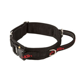 Collier de dressage l. 50 mm ajustable 50 à 60 cm avec boucle Cobra et poignée pour sport canin - 4054-BLACK - ABC Sport Klin
