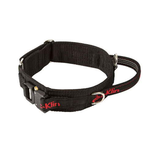 Collier de dressage l. 50 mm ajustable 50 à 60 cm avec boucle Cobra et poignée pour sport canin - 4054-BLACK - ABC Sport Klin