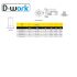 150 Écrous à Sertir Crantés M8-19 - Acier, Fixation Sécurisée et Durable - - D-Work