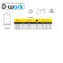 500 Ecrous à Sertir Semi Hexagonaux Tête Ronde GOSERT M4 x 12 mm - Acier - D-Work