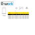 250 Écrous à Sertir Crantés Inox M6-14 - Résistants et Durables - D-Work