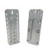4 Connecteurs Bois/Bois UV30 85x40x16 mm - Aluminium - Fixation Solide et Durable - D-Work