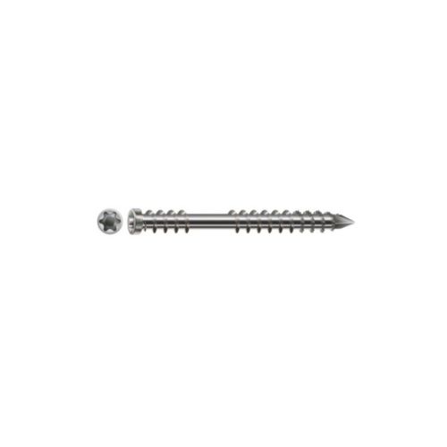 700 Vis Terrasse Bois Double Filetage Tête Cyl. Réduite Torx T-STAR + pointe CUT 6 x 60 mm + Accesoires - Inox A2 - D-Work,,,,