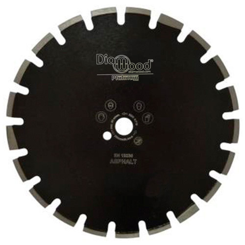 Disco diamantato U-SLOT ROAD D.350 x Al. 25,4 x Ht. 10 mm - Asfalto, calcestruzzo fresco - Diamwood Platinum
