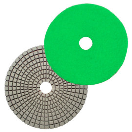 Tampone diamantato per lucidatura a secco, autoserrante D.125 mm x Gr. 800 - Calcestruzzo - Diamwood Platinum