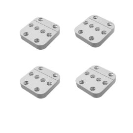4 Connecteurs OV60 pour Bois/Bois 60 x 104 x 20 mm - Aluminium - D-Work