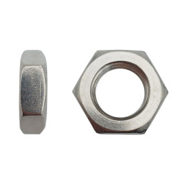 Lot de 10 Écrous Bas HM 36 mm - Inox A2, Norme DIN 439 - Résistance et Durabilité - D-Work